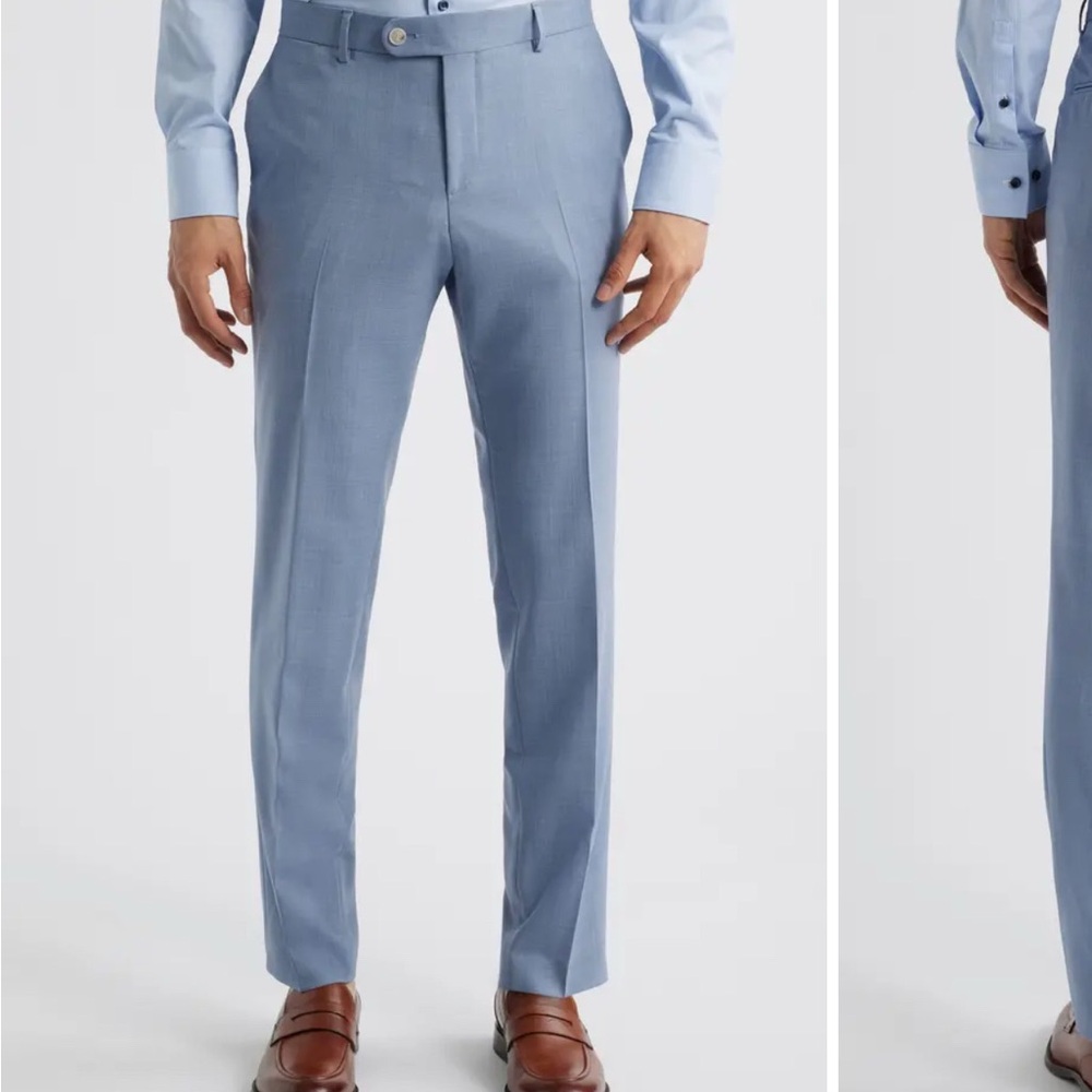 Hugo Boss Slate Blue Trousers